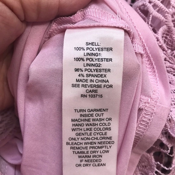 Nanette Lepore SPRING FLING Crochet Lace Sugar Plum Tank Blouse Top M - Picture 5 of 7